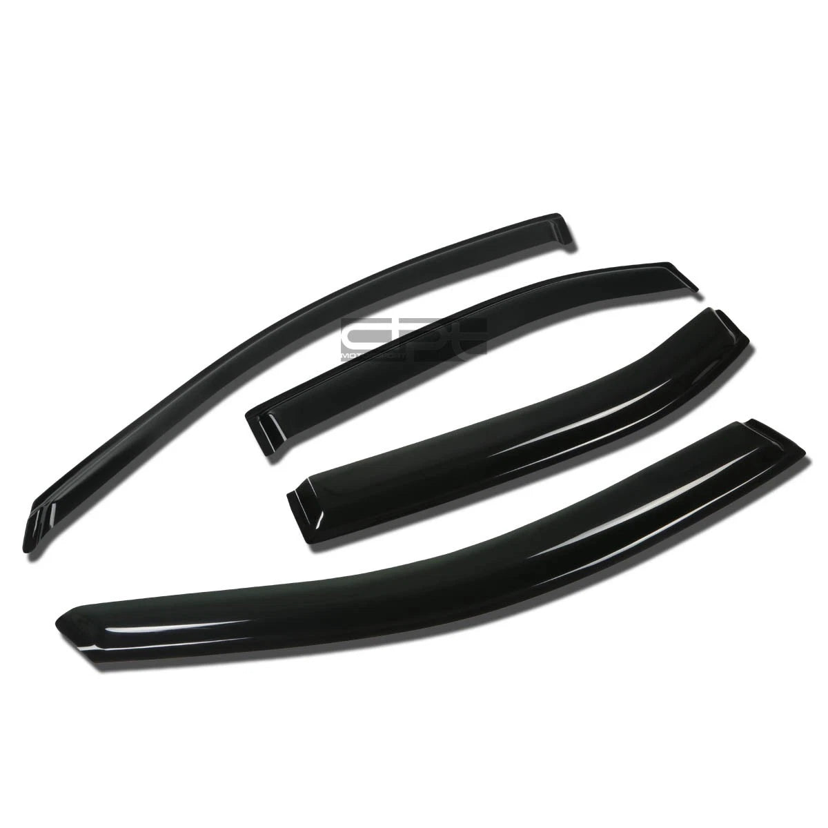 2X Smoke Tint Window Visor for Ford Fusion/Milan (2006–2012)