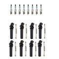 Set of 8 Double Iridium Spark Plugs & NGK Coil Boots for E-350 Super Duty