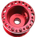 Red Aluminum Steering Wheel Hub Adaptor for 240SX 300ZX Sentra Maxima (6-Hole)