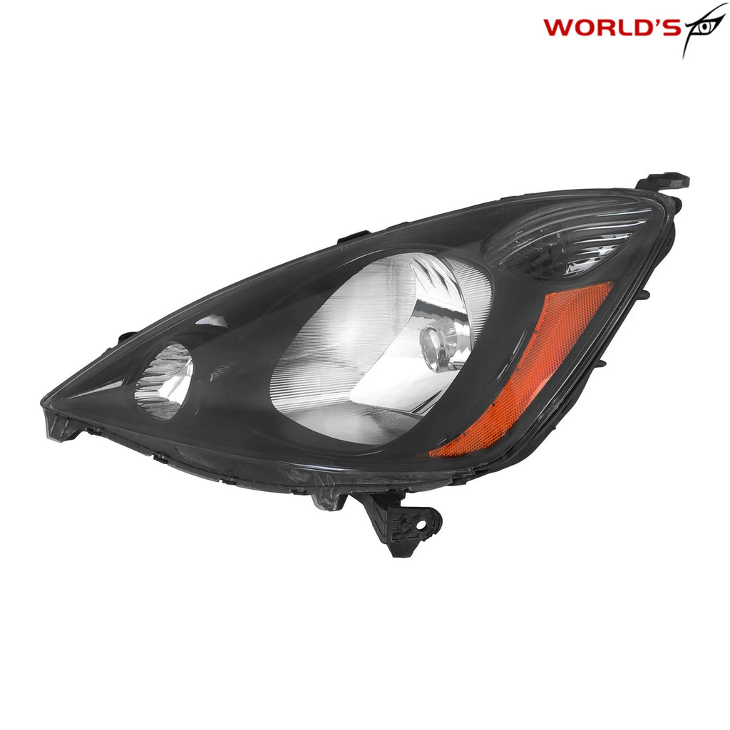 Halogen Headlight for Honda Fit Sport (2009–2011) Black Housing