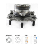 Set of 2 Wheel Hubs for Mitsubishi Montero (2001–2006) Front Left & Right
