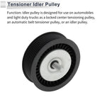 Drive Belt Idler Pulley for Mercedes-Benz M-Class (2005-2011) 1 x Black