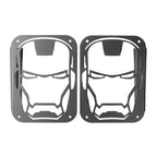 Iron Man Rear Tail Light Covers for JEEP WRANGLER JK (2007-2016)