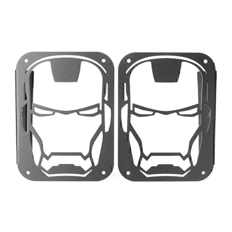 Iron Man Rear Tail Light Covers for JEEP WRANGLER JK (2007-2016)