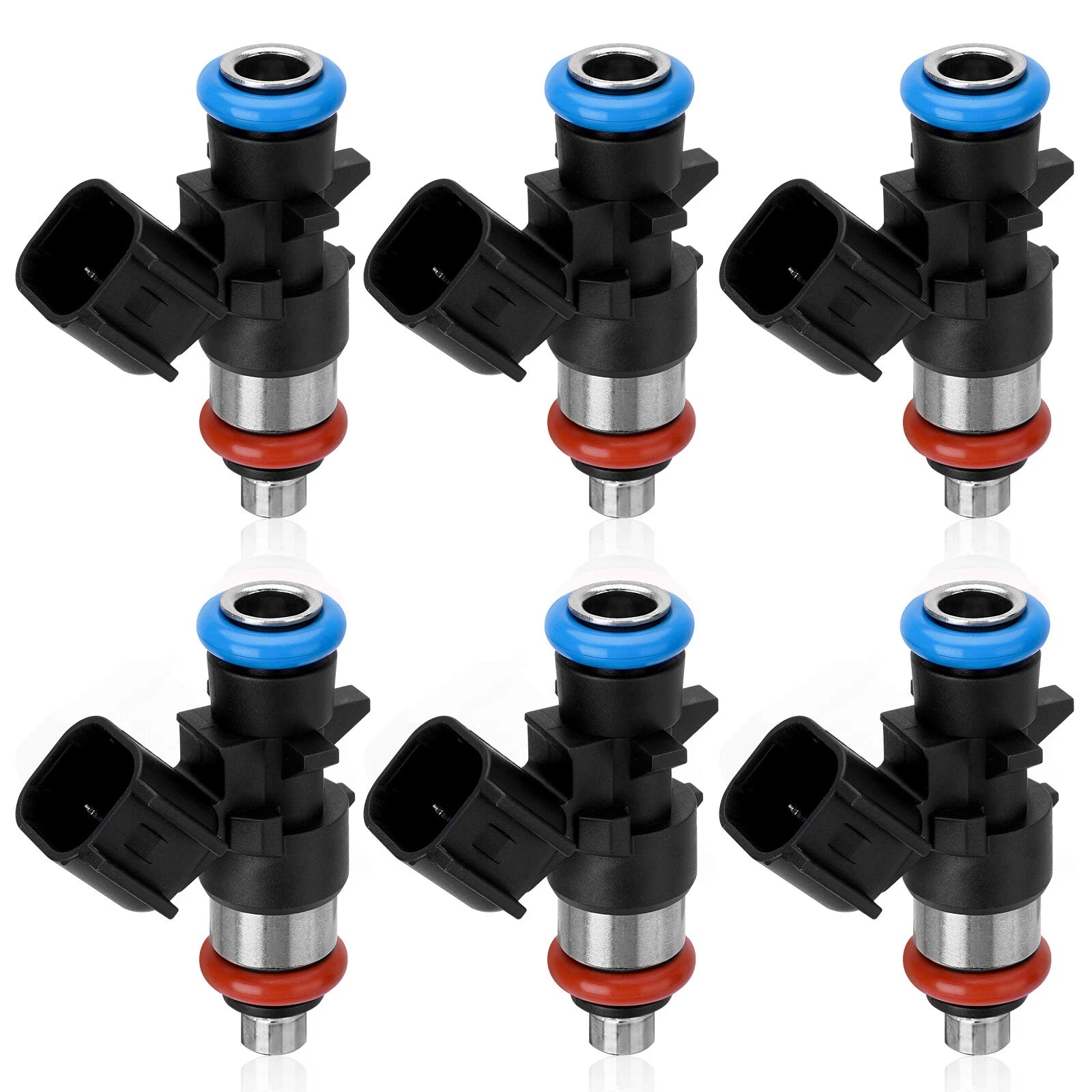 Set of 6 Fuel Injectors for Dodge Grand Caravan 3.6L V6 (2011–2017) 0280158233