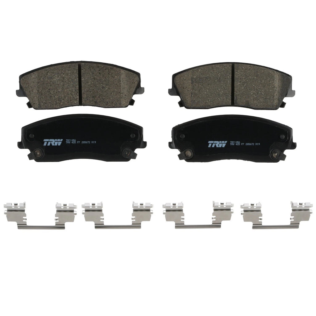 Front Brake Kit 345mm Rotors & TRW Pro Ceramic Pads for Chrysler Dodge