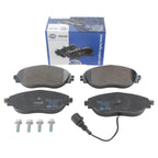 Set of 4 Hella Front Low-Met Brake Pads for Audi S3 VW CC Golf R GTI Jetta