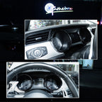 Carbon Fiber Look Speedometer Cover Ring for Ford Mustang (2015–2020)