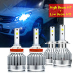 Ice Blue LED Headlight Bulbs for Chevy Traverse (2013–2017)
