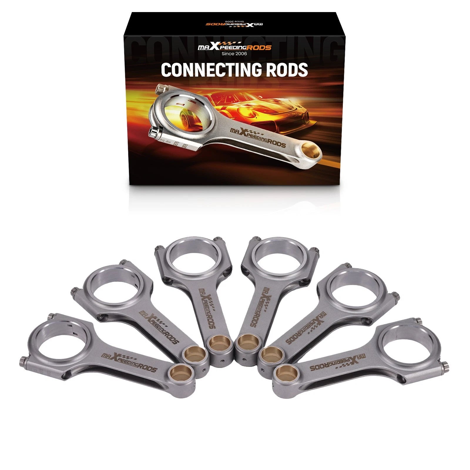 Forged 4340 H-Beam Connecting Rods for BMW M20 (1985–1993)