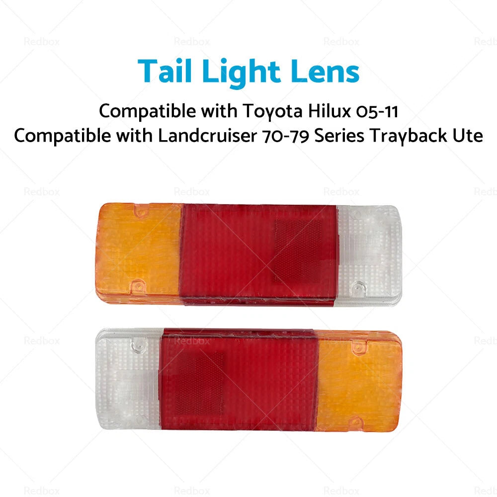 Tail Light Lens for Toyota Hilux (2005–2011), Landcruiser 70-79
