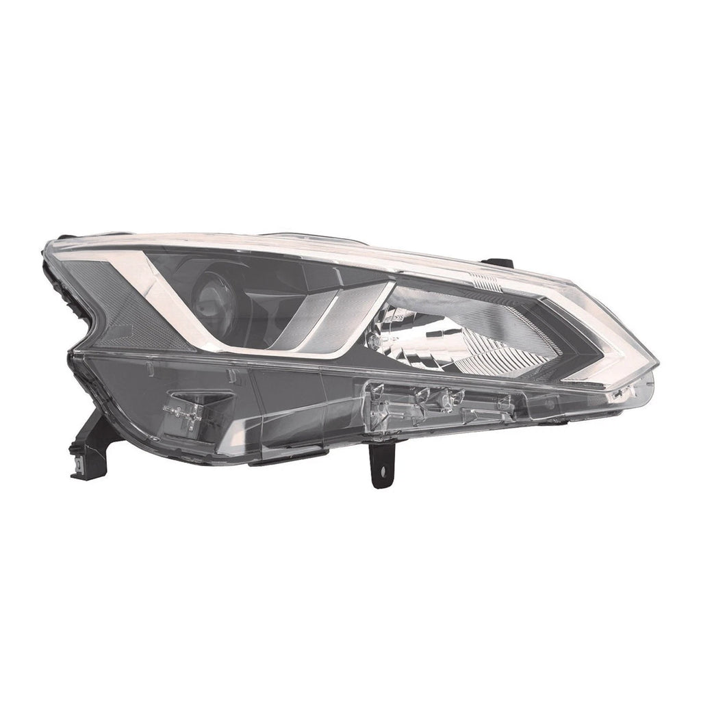 Replacement Passenger Side Halogen Headlight Assembly w/o Auto Leveling for