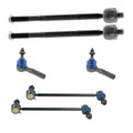Set of 4 Mevotech Supreme Tie Rod Ends & Sway Bar Links for Malibu