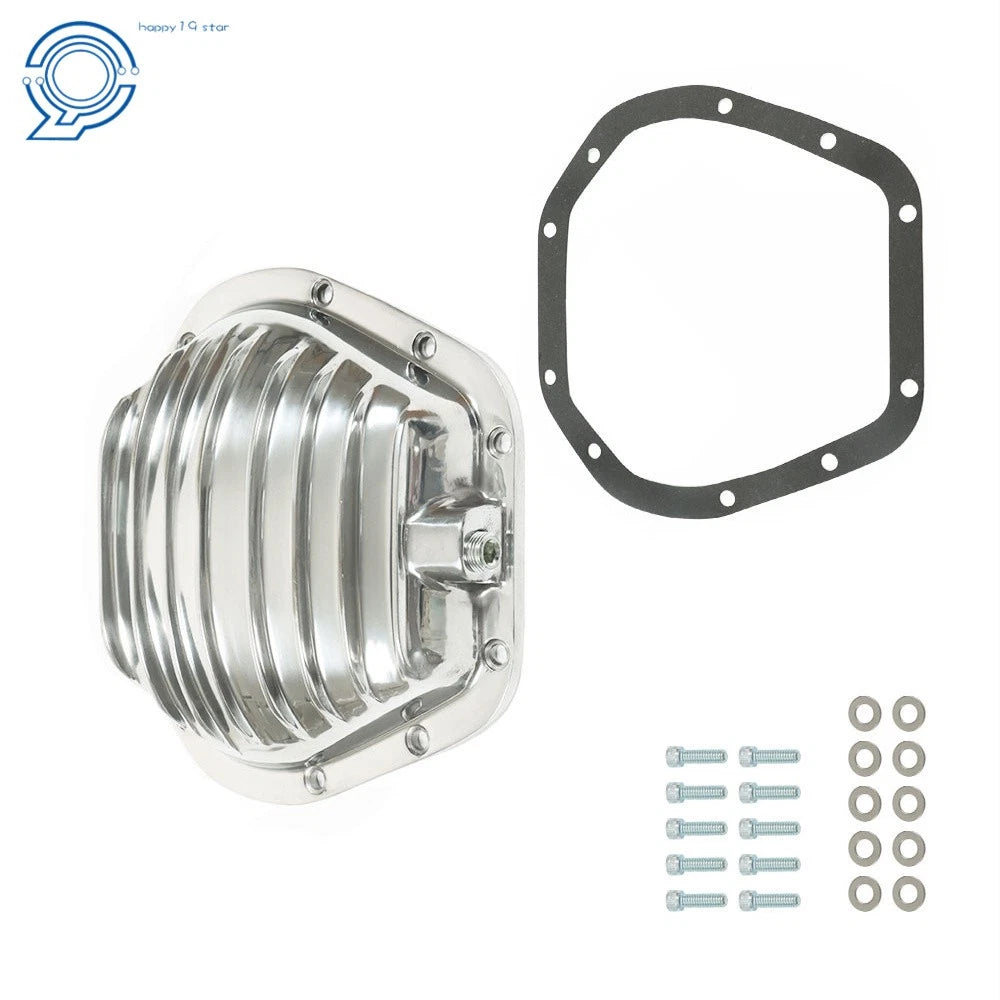 Polished Aluminum Differential Cover for GM Ford D60 10 Bolt
