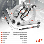 8x Front Control Arm Sway Bar Tie Rod for Nissan Altima (2002–2004)