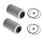 2X Oil Filter & O Ring Kit for Sea Doo 4-Tec RXPX RXTX GTX GTI Wake (2002–2023)