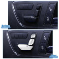 3 x Door Seat Adjust Button Switch Cover Trim Set for Mercedes Benz (2010-2015)