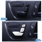 3 x Door Seat Adjust Button Switch Cover Trim Set for Mercedes Benz (2010-2015)