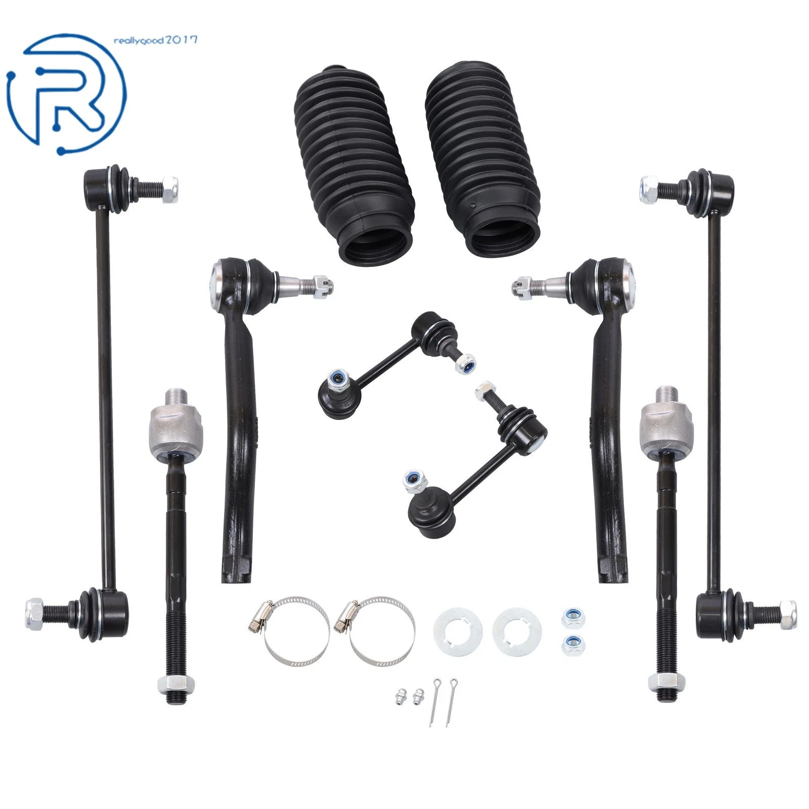 Steering Sway Bar Tie Rod End Rack Pinion Bellow for Nissan Altima