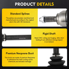 Front Right CV Axle Shaft for Mazda 3, Mazda 5 (2007–2015)
