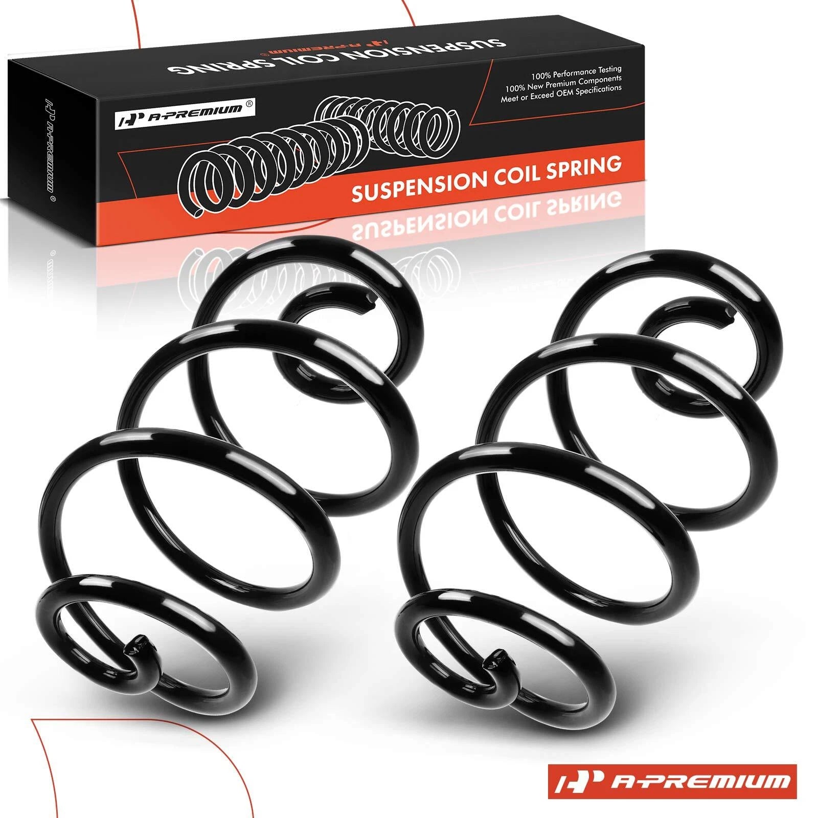 2 Rear Coil Springs for Buick Lucerne (2006–2010) and Cadillac LeSabre (2000–2005)