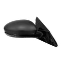 Replacement Black Gloss Passenger Power Door Mirror w/Heated Glass/Turn Signal