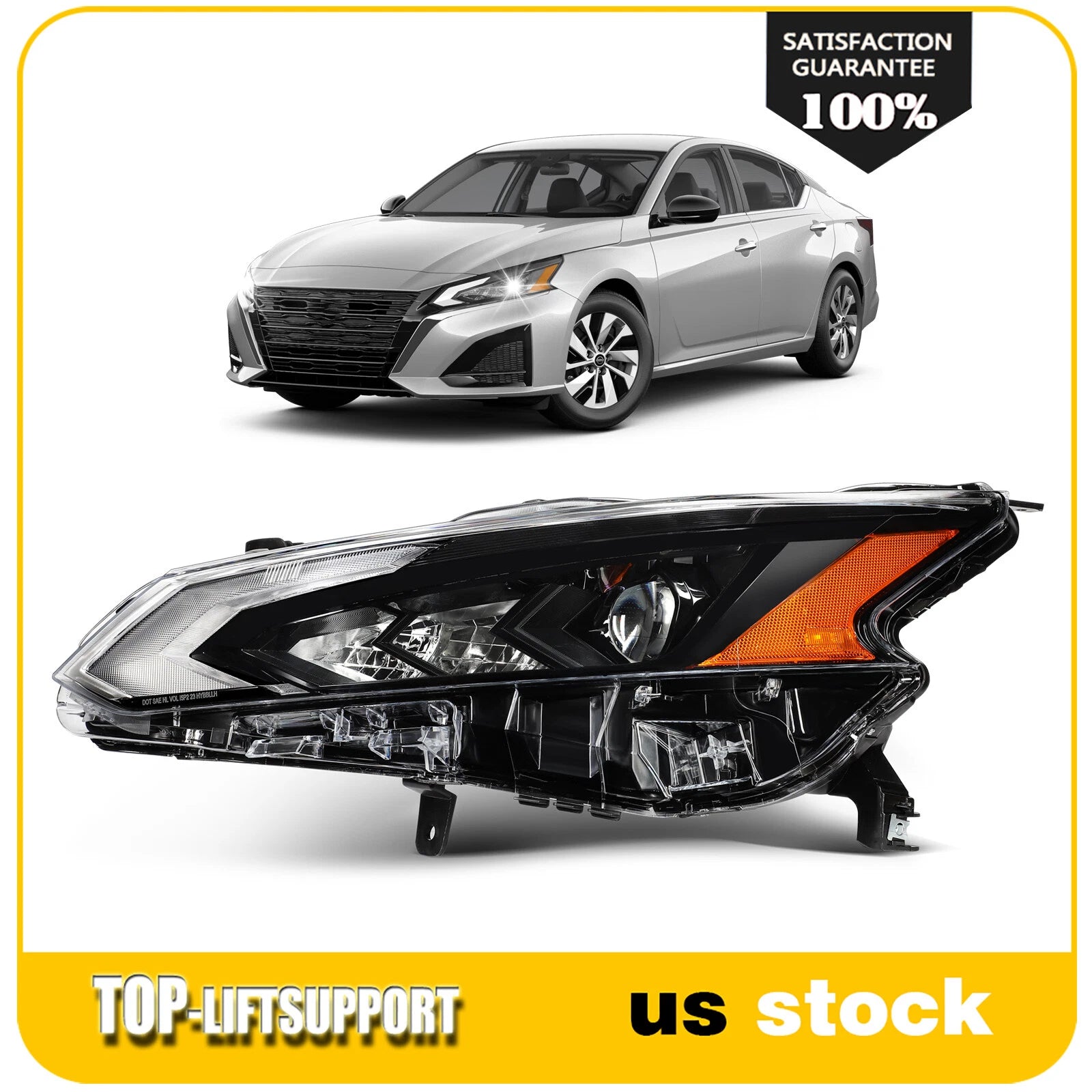 LED Headlight for Nissan Altima (2023–2024) Front Left Driver Side