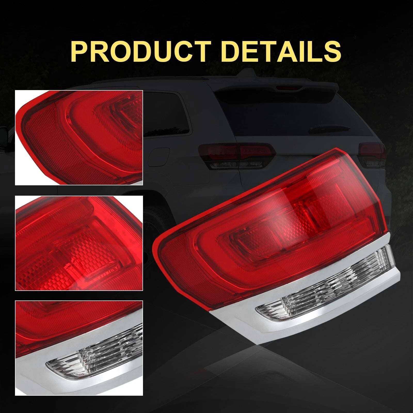Outer Tail Light Brake Lamp for Jeep Grand Cherokee (2014-2020)