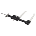 Tire Measuring Tool 60mm Black/Silver Clear Scale for Universal Use