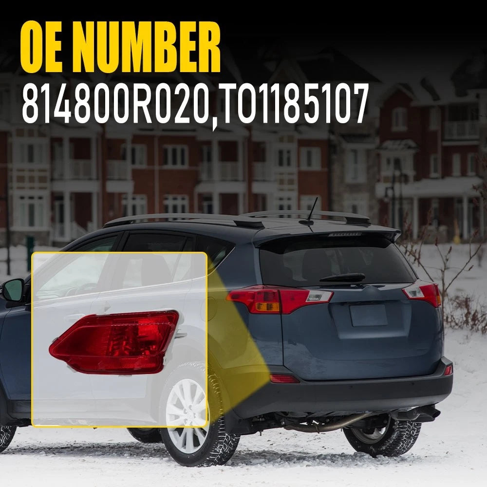 Rear Bumper Reflector Light Case RH for Toyota RAV4 (2013–2015) 814800R020