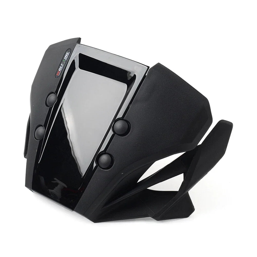 Black Motorcycle Front Windshield Visor for Honda CB650R (2019-2023)