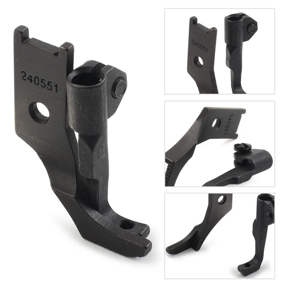 Left Toe Zipper Walking Foot for Juki DNU241 1541 LU-562 563 Singer 111W 211W