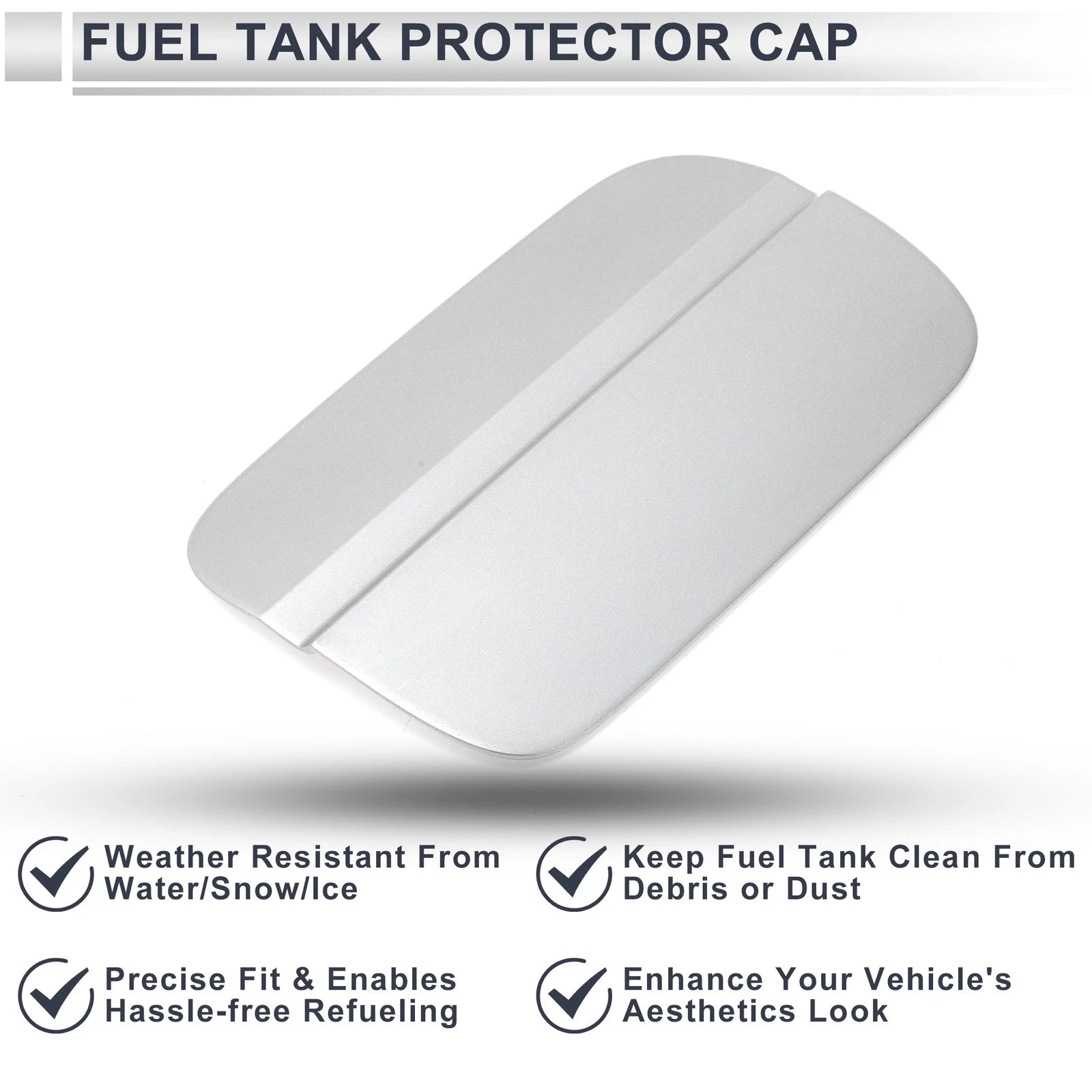 Fuel Tank Door Cap for Audi A4 (2017–2019) Fuel Filler Flap Cover Gold
