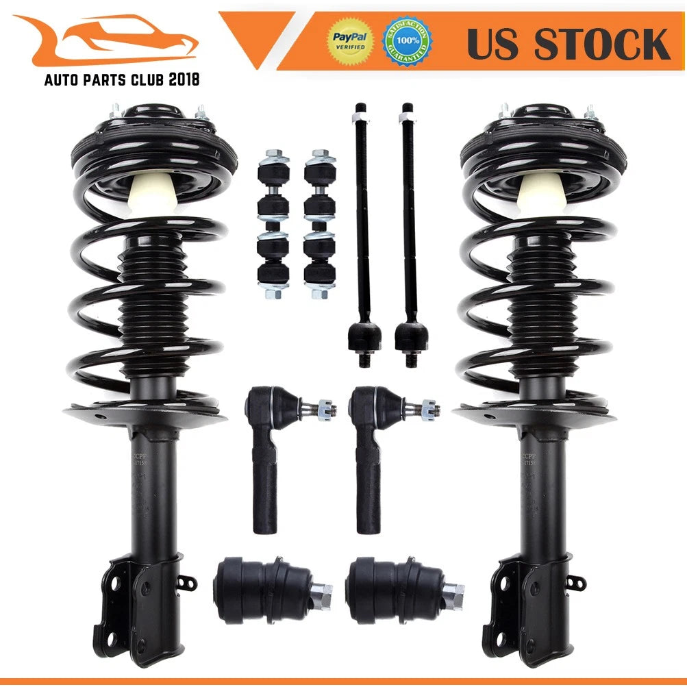 Front Struts Assembly Tie Rod Ball Joint Sway Bar for Dodge Neon (2000–2005)