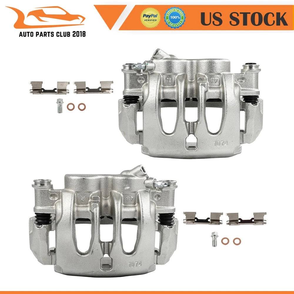 Front Pair Brake Calipers w/ Bracket for Mercedes-Benz Sprinter (2007–2008)