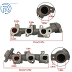 Exhaust Manifolds for Dodge Ram 1500 Dakota Durango 3.7L V6 (2004-2010)