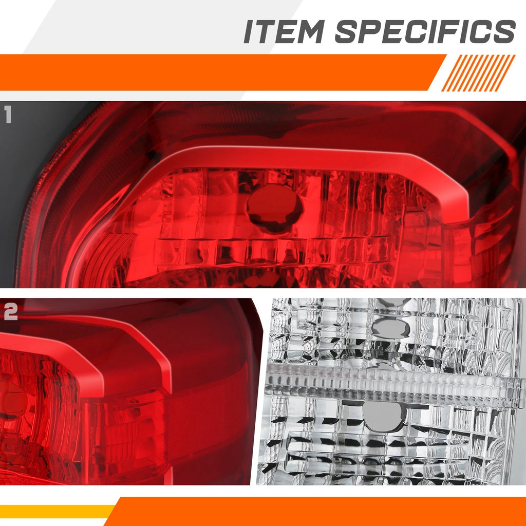 Right Side Chrome Tail Light Assembly for Toyota 4Runner (2010–2013)