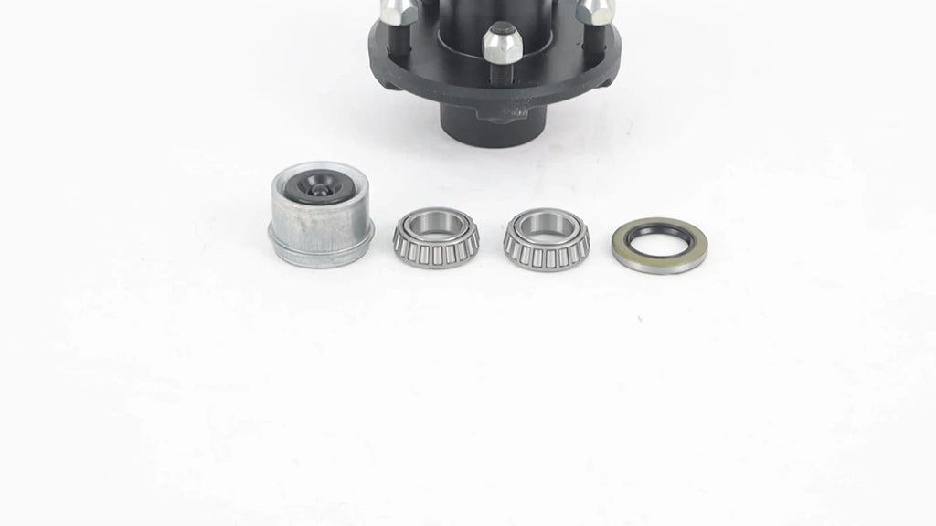Spindle with Trailer Bearing Kit for Trailer (2000 lbs, 5 on 4.5)