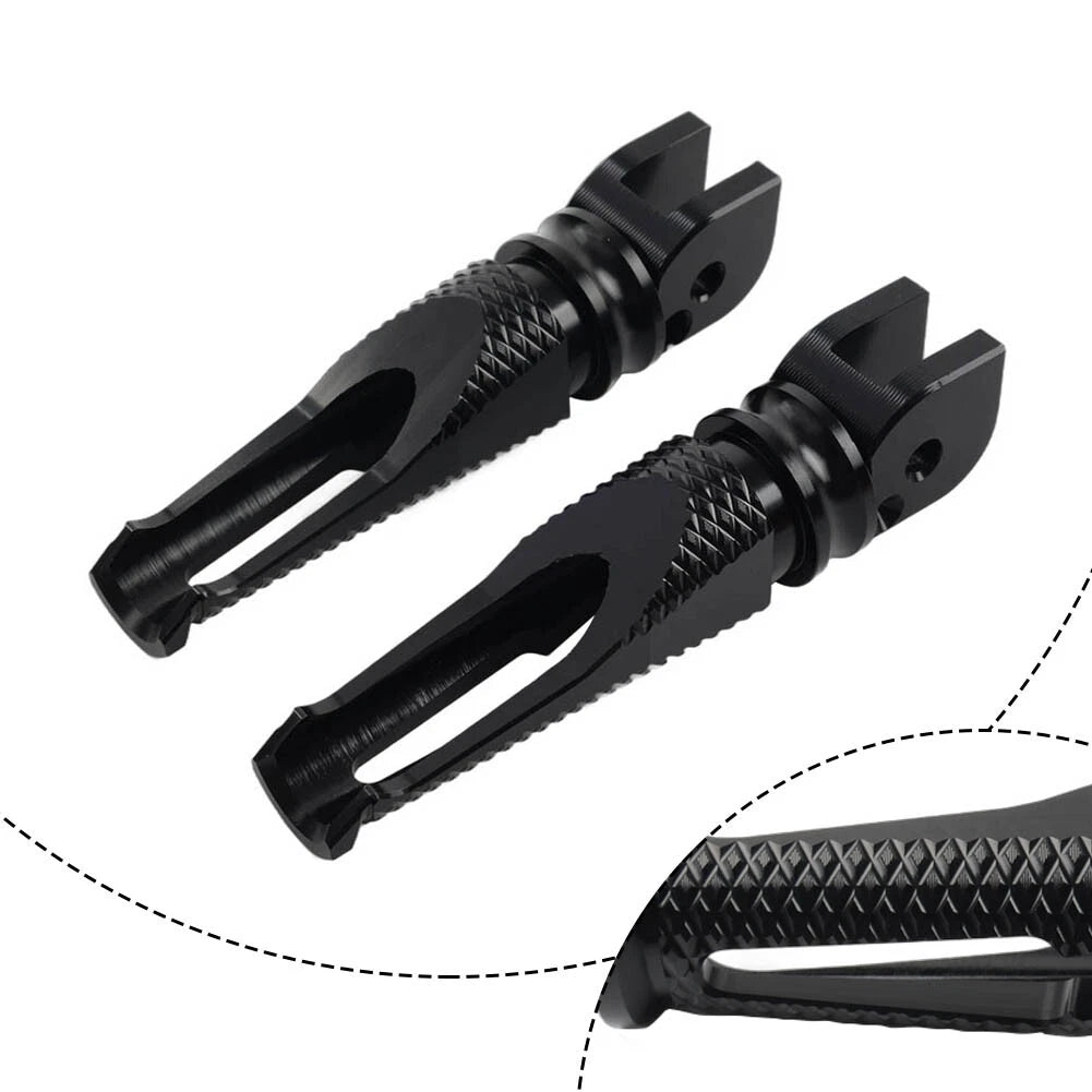 Black Passenger Foot Pegs for Ducati Monster 696/796/695/659, Dark 749/999/S/R