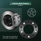 4X 5X150 1.5" Hubcentric Wheel Spacers for Toyota Tundra (2007–2022) & Lexus LX470 (1998–2007)