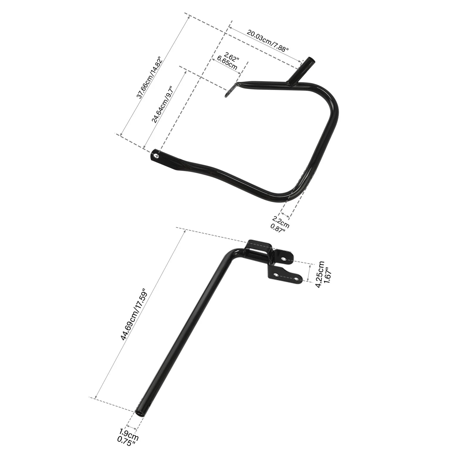 Saddlebag Bracket Guard Bar for Harley CVO Road Glide (2023–2024) FLTRX