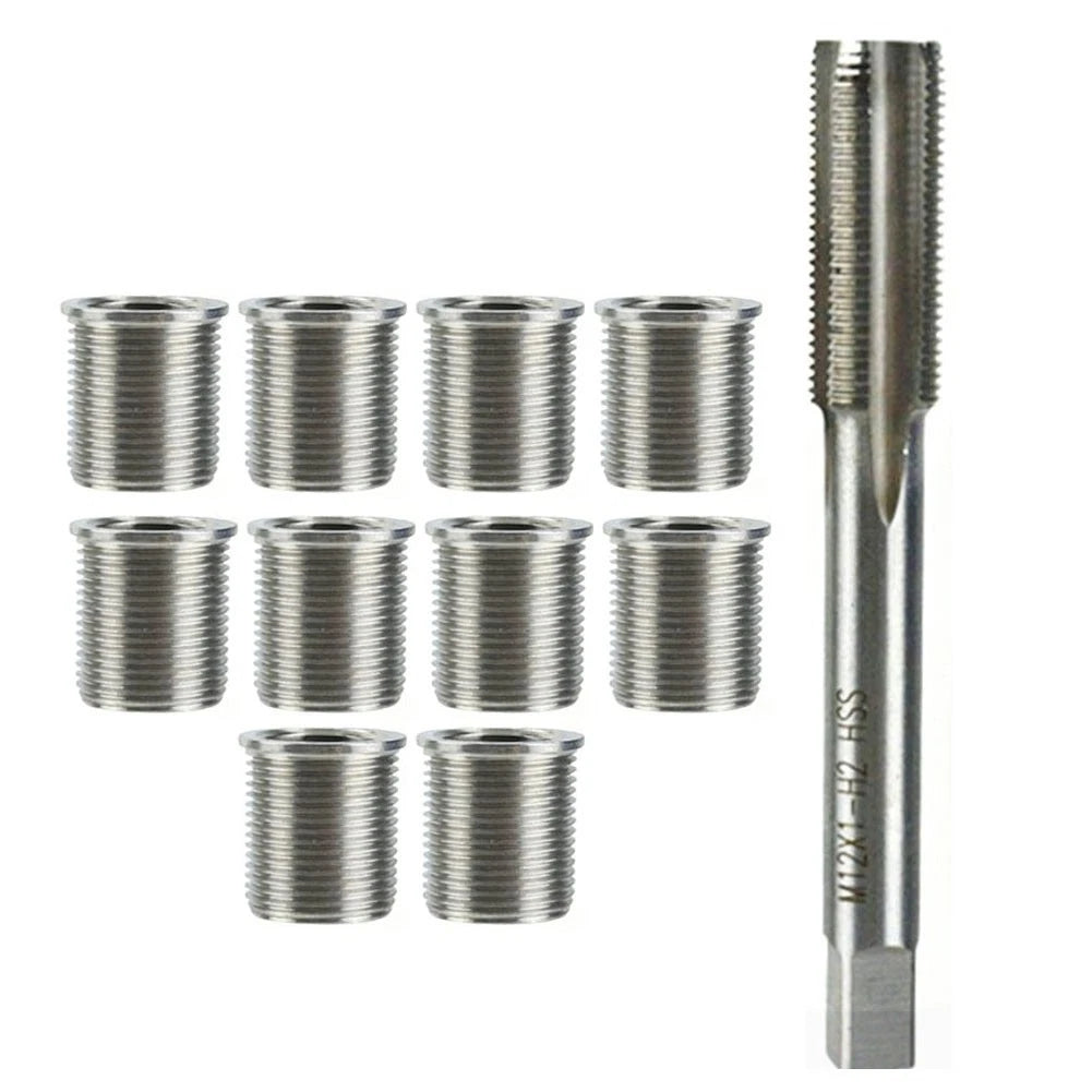 Thread Repair Tool Kit M10 1.0 Stainless Steel Insert for Engines