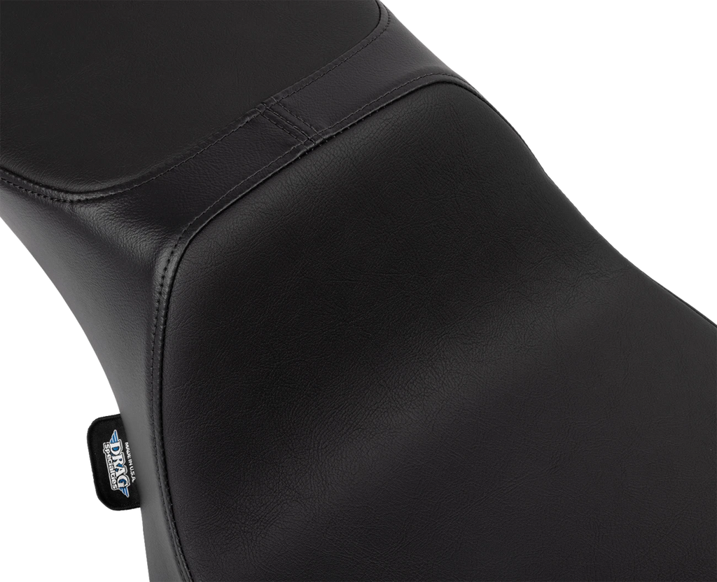 Predator 2-Up Seat for Harley Davidson Touring (Extended Reach, Smooth Vinyl)