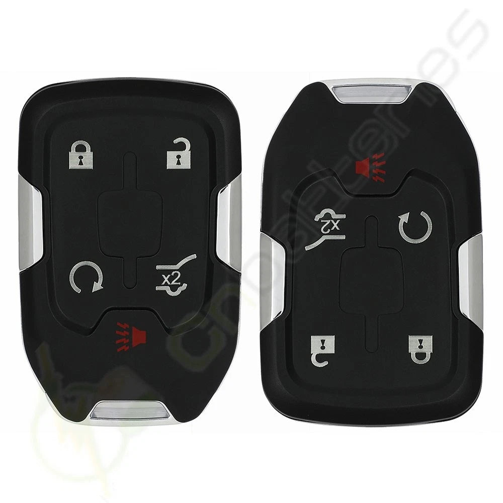 2X Smart Remote Key Fob Shell Case for GMC Terrain (2018–2021) 5 Buttons