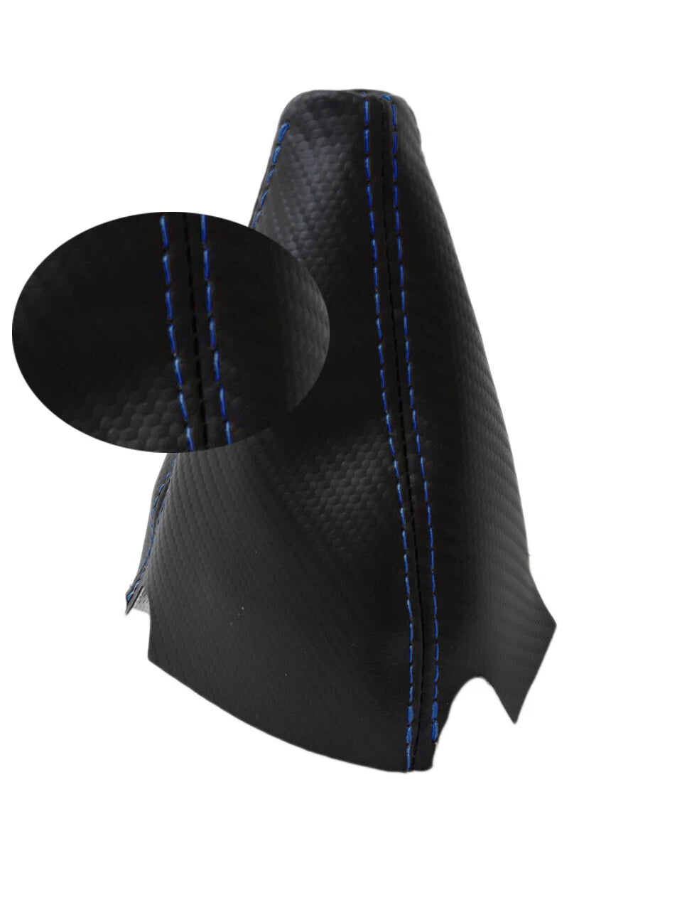 Manual Shift Boot for Acura TSX (2004–2008) Carbon Fiber Blue Stitch