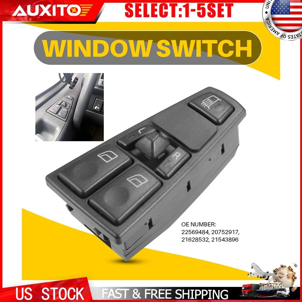 Power Window Switch for Volvo VN VNL (2005–2016) 22569484