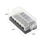 4-Way Compact Fuse Box 30A DC 32V for Universal Vehicles