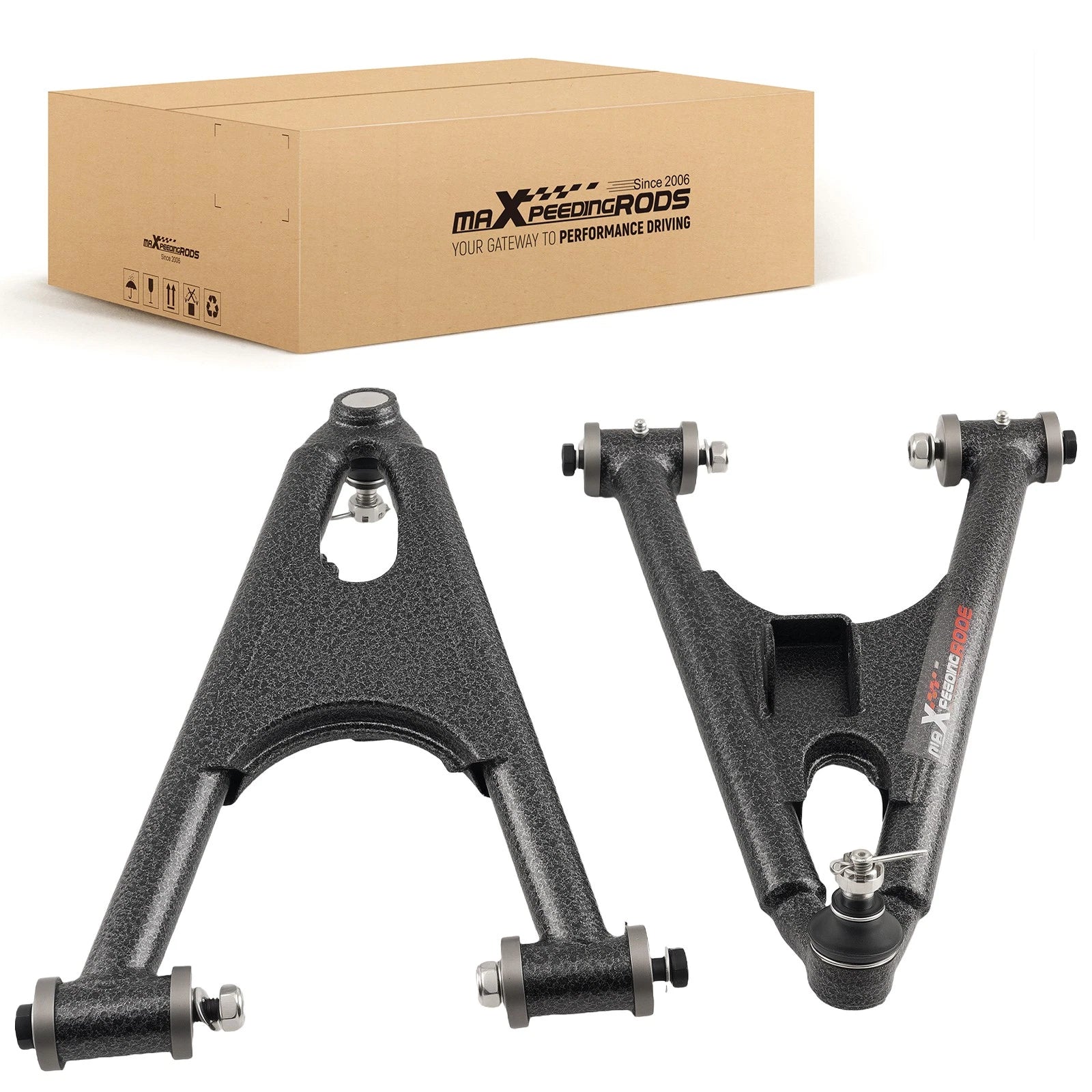 2X A Arm Control Arm Front Lower for Yamaha YFZ350 Banshee 350 (1989–2006)