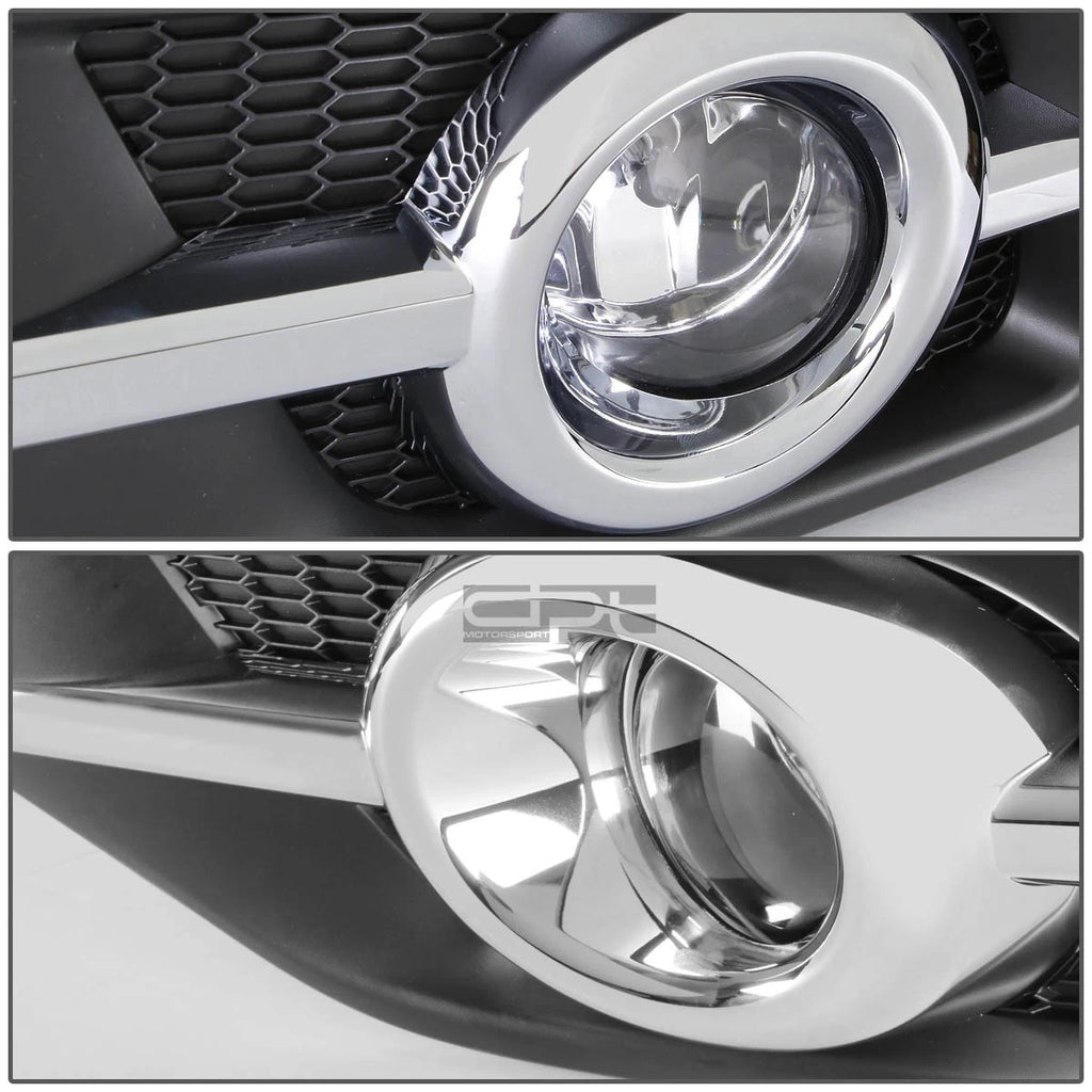 Fog Lights Set of 2 for Honda CR-V (2012–2014) OE Clear Lens + Bezels + Switch