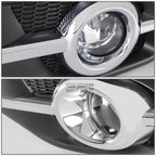 Fog Lights Set of 2 for Honda CR-V (2012–2014) OE Clear Lens + Bezels + Switch